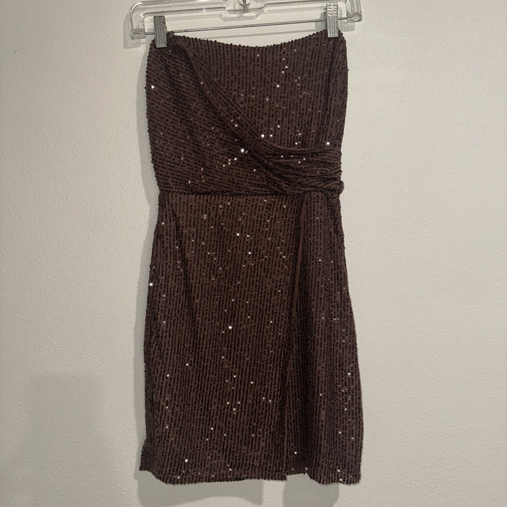 Winsor Mini‎ Dress Sequin Wrap Size M